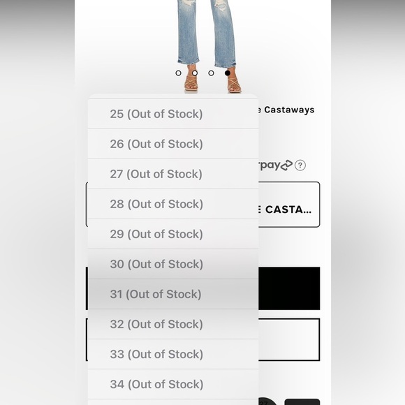 Mother Superior High Waisted Study Hover Size 34 NWT - Picture 5 of 16